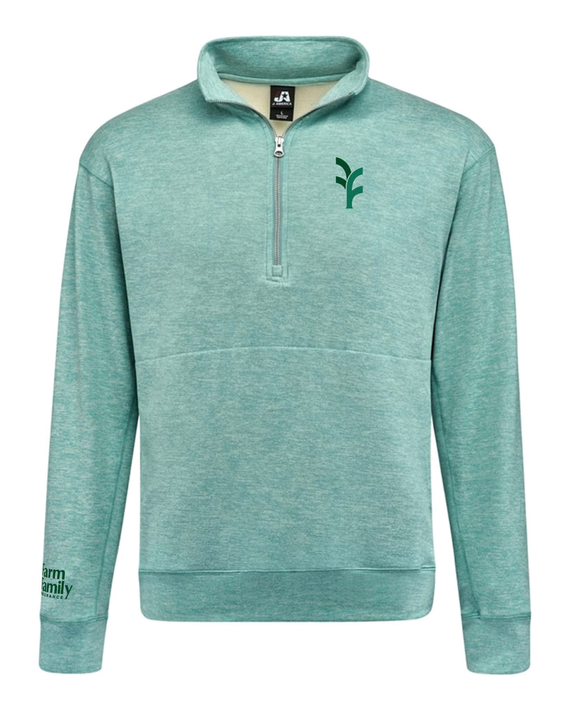 J. America Unisex Electric Fleece Quarter-Zip Sweatshirt - 8741